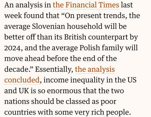 US and UK income inequality