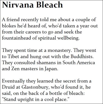 Nirvana Bleach