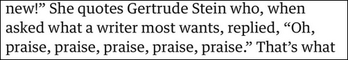 Gertrude Stein on writers