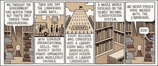 Librarianocracy cartoon