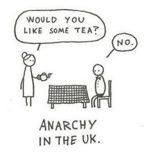 Cartoon - anarchy in the UK