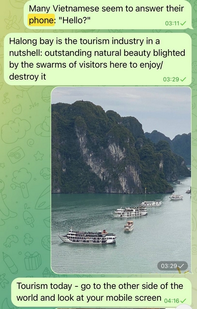 Wordlistory - Phone The contradictions of travel