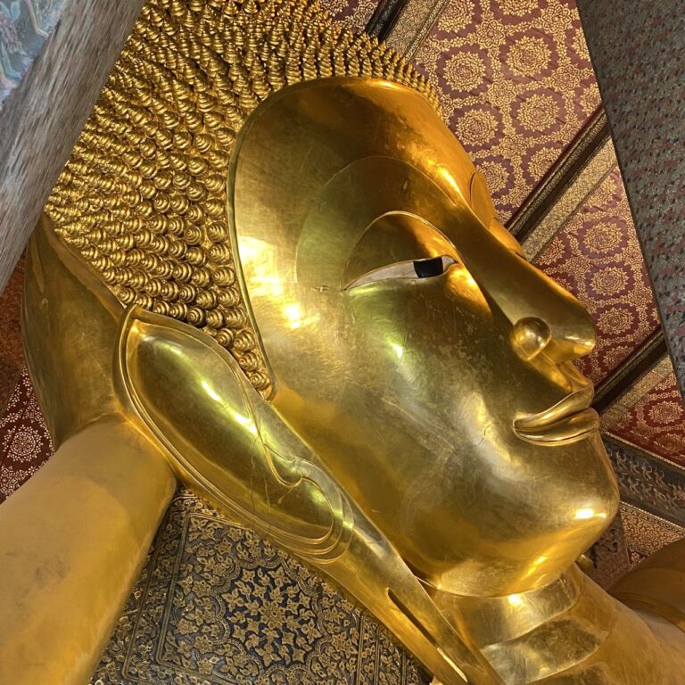 The reclining Buddha, Bangkok, Thailand