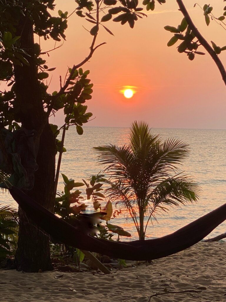 Sunset Beach, Koh Rong Sanloem island, Cambodia