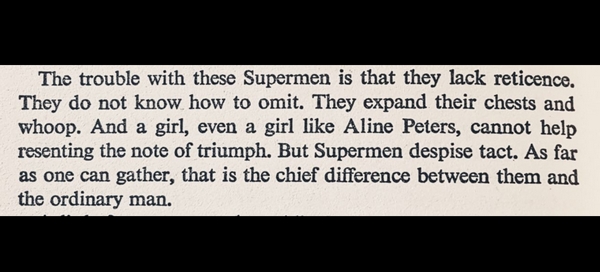 P. G. Wodehouse - The difference with Supermen