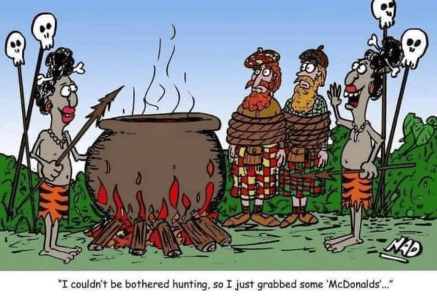 Cannibals cartoon