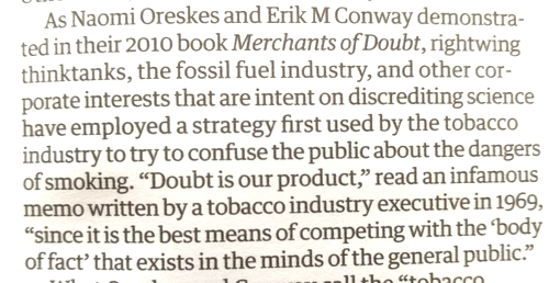 Doubt is our product