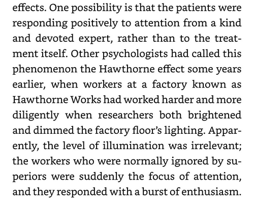 The Hawthorne effect