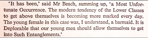 PG Wodehouse, Mr Beach on Unfortunate Entanglements