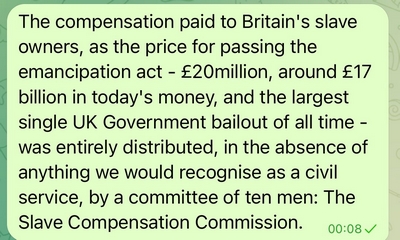 Wordlistory - Owner - compensating slave owners