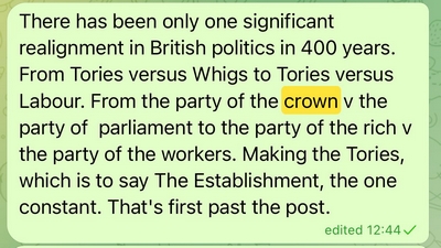 British political realignments