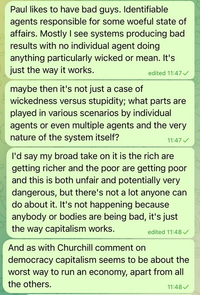 Capitalism worst way