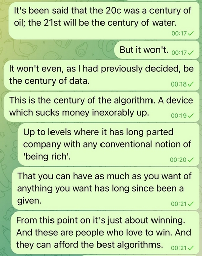 The Century of The Algorithm