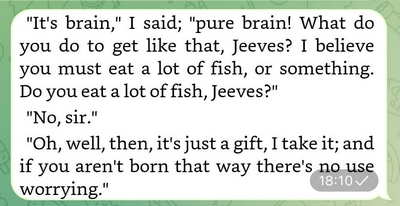 Jeeves denies fish