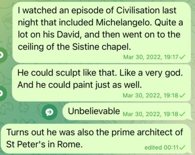 Michelangelo in Civilisation