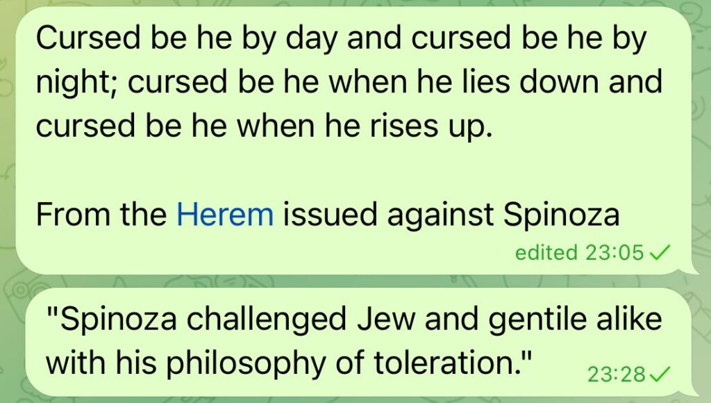 Herem against Spinoza