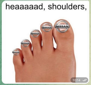 Nissan toes