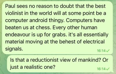 Reductionism or realism?