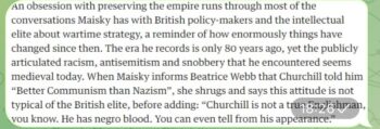 Beatrice Webb on Churchill