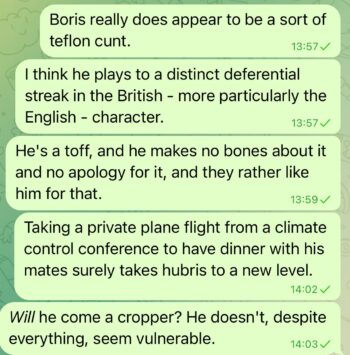 Boris - teflon cunt