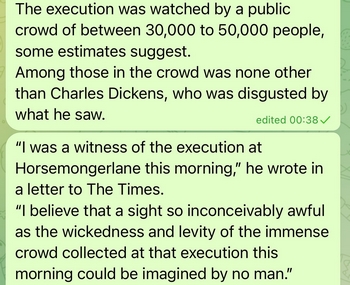 Dickens on public executions