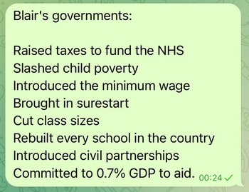 Blair's governments