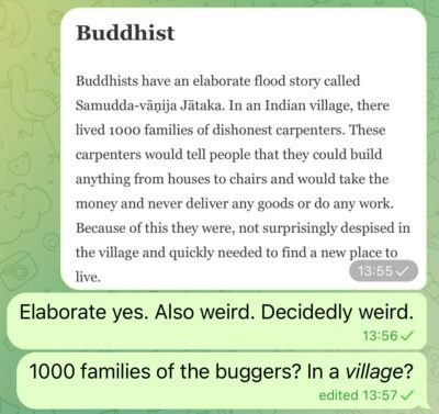 Buddhist flood story