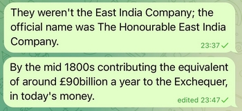 The Honourable East India Company