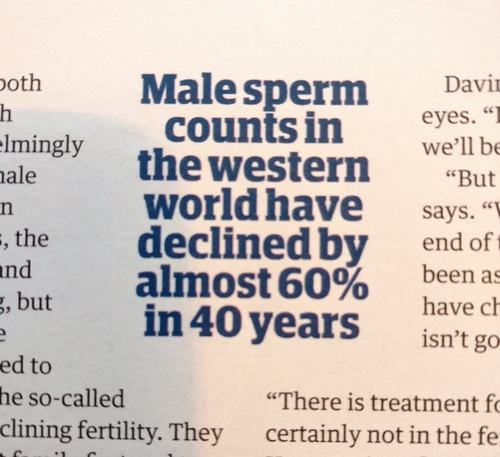 Plummetting jiz counts