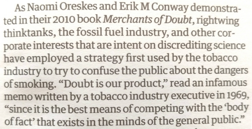 Doubt is our product