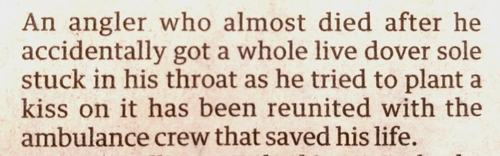 Angling for survival