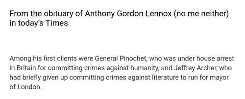 Anthony Gordon Lennox obit