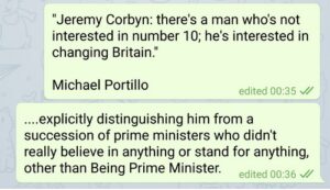 Jeremy Corbyn, by Michael Portillo