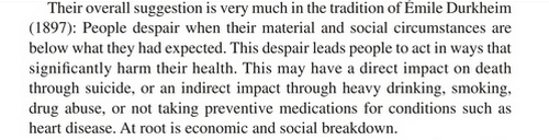 Mortality and Morbidity in the 21st Century, A Case