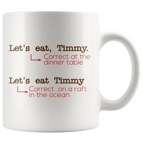 Eating Timmy - a punctuation guide