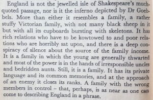 Orwell on England and the English
