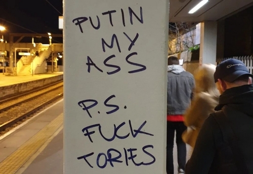 Political graffiti