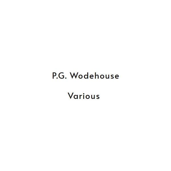 P.G. Wodehouse