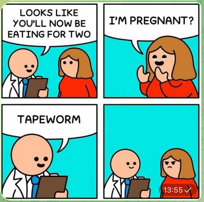 Tapeworm joke