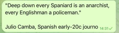 Every Spaniard an anarchist