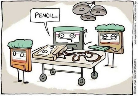 Pencil gag