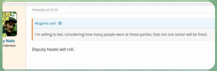 Deputy heads will roll