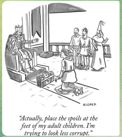 less corrupt king cartoon