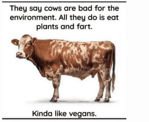 kinda like vegans cartoon