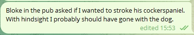 Cockerspaniel gag