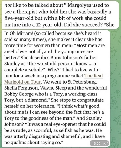 Miriam & Stanley sitting in a tree