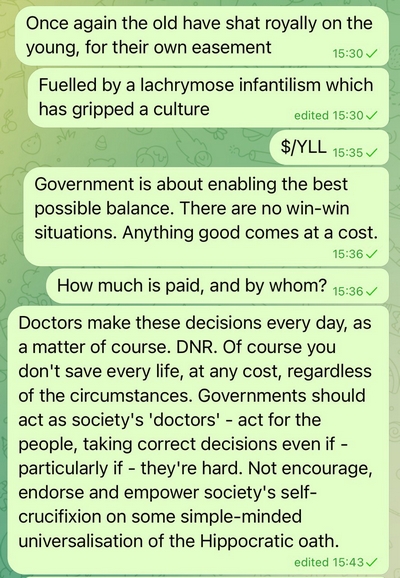 lachrymose infantilism