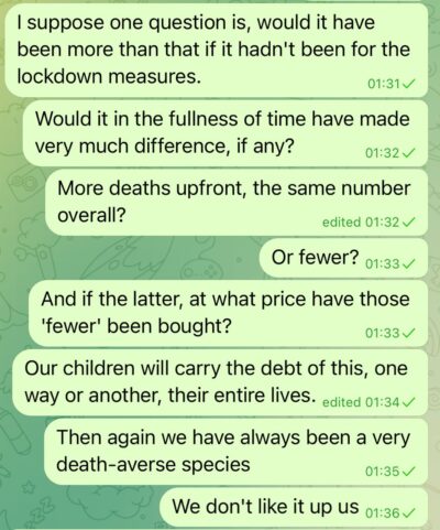 Carrying the debt of covid