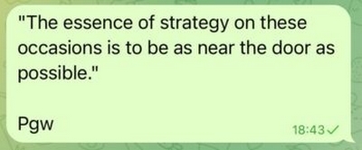 PG Wodehouse essence of strategy