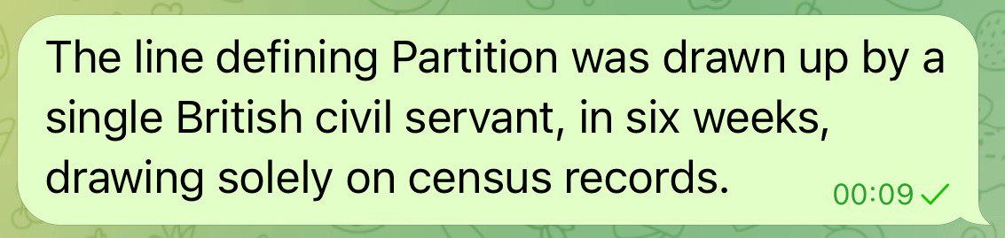 Drawing the line for Partition